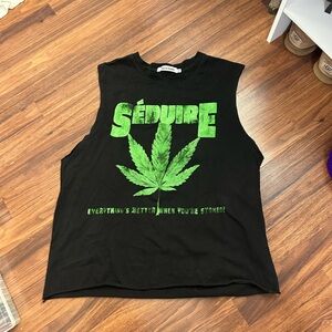 Seduire Studios black muscle tee